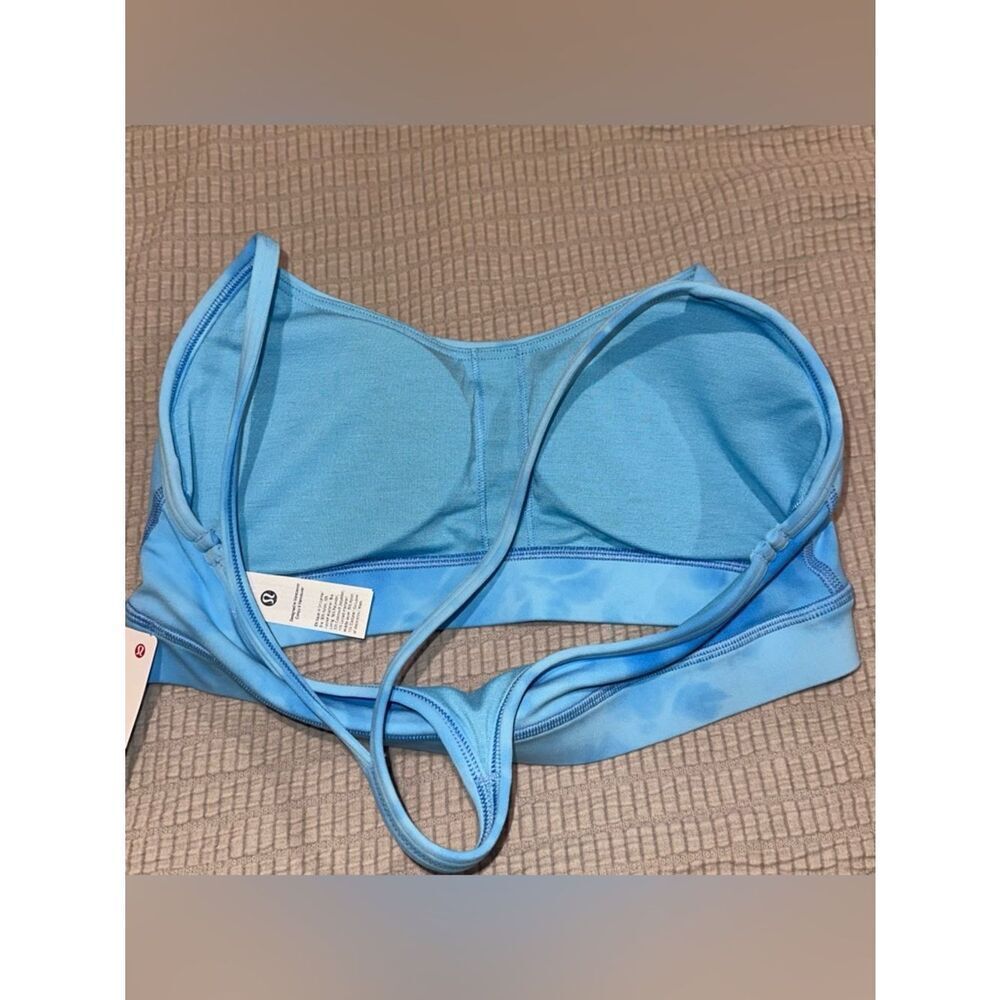 NWT 8 Smoothie Wash Blueberry Nulu Flow Y Bra A/C - Lululemon - NEW - Picture 7 of 8